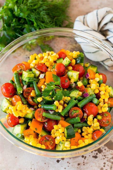 Chopped Vegetable Salad - Dinner at the Zoo