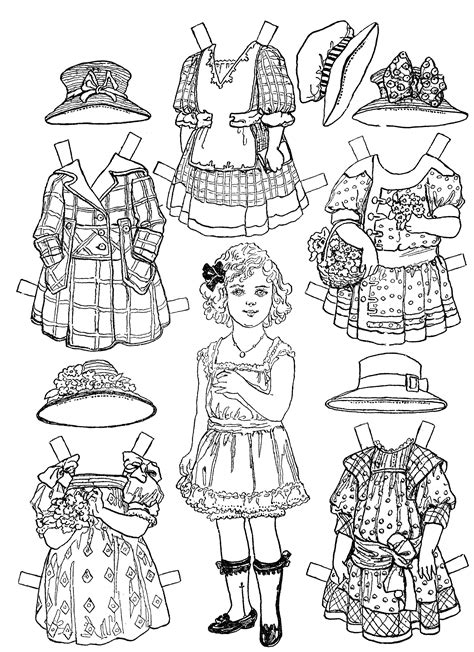 Vintage Paper Dolls Printable