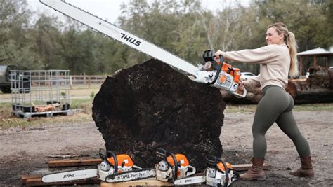 Here's How The World's Strongest Chainsaw Handles This Monster Stump | Digg