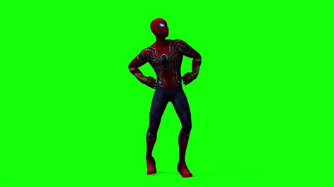 green screen video effect spider man & thanos dancing - YouTube