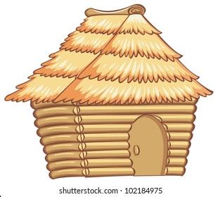 Straw House Clipart