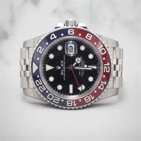 Rolex GMT Master II Pepsi Jubilee - Unsized 126710BLRO Black | Watch ...