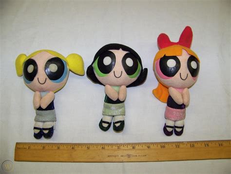 Vintage Powerpuff Girls Plush Doll (Lot of 3) 2000 Applause Cartoon ...