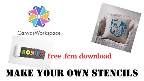 Make Your Own Stencils in Canvas Workspace - YouTube