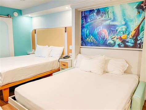 New Little Mermaid Rooms at Caribbean Beach Resort