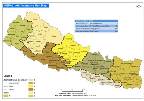 Nepal: Administrative Unit Map | UN Nepal Information Platform