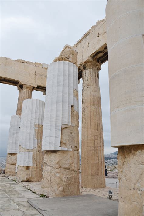 The progress of the work “Restoration and Conservation of the Acropolis ...