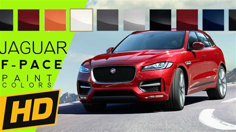 2017 Jaguar F Pace Paint Colors You