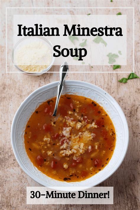 Italian Minestra Soup | Healthy dinner, Healthy soup recipes, Side dish ...