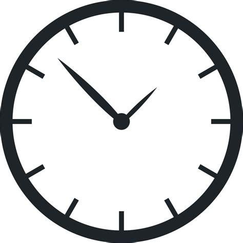 Clock icon clipart design illustration 9342688 PNG