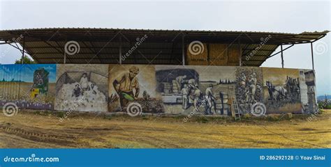 Agriculture History Story Street Art of Kfar Glikson , North Israel ...