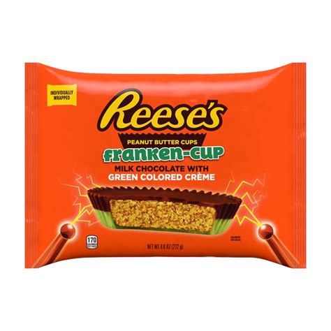 Reese's, Halloween Milk Chocolate Peanut Butter Green Colored Creme ...