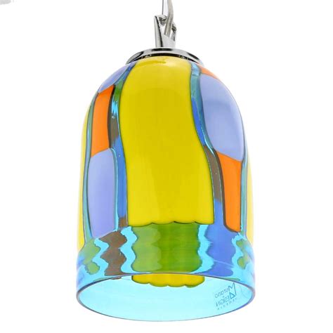 Murano Glass Lighting | Murano Glass Pendant Light - Blue Lagoon