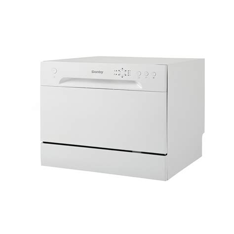 Danby DDW621WDB Countertop Dishwasher w/ (6) Wash Cycles - White, 120v