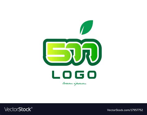 Number 577 numeral digit logo icon design Vector Image