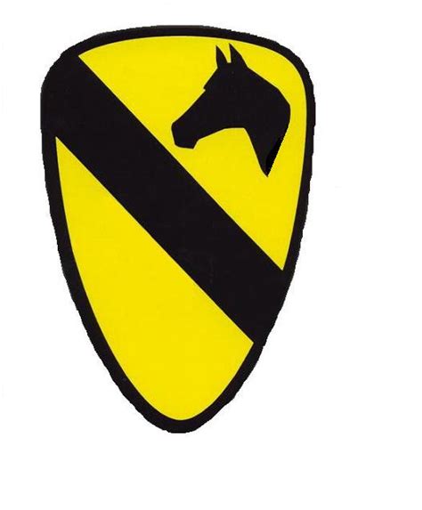 1st Cavalry Division Sticker Large UV | Crossed Sabers – Chapter Gift Shop