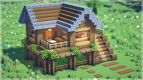 ⚒️ Minecraft | How To Build a Simple Survival House | Starter House 🏡 ...