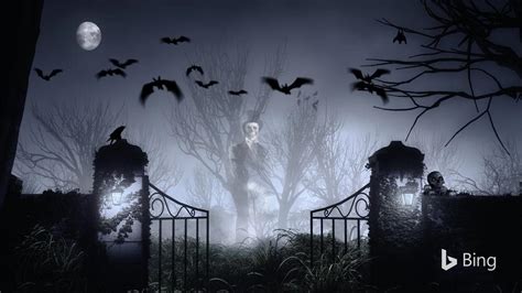 Halloween Graveyard Wallpapers on WallpaperDog