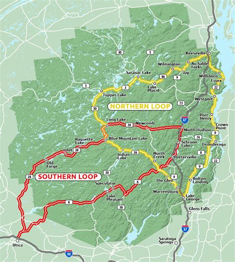 Amtrak Adirondack Route Map