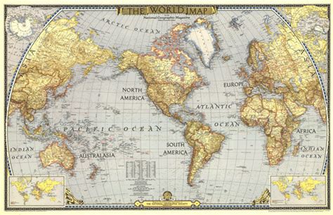 The World 1943 Wall Map by National Geographic - MapSales