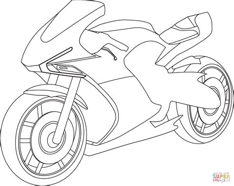 Motorcycle Helmet Coloring Pages