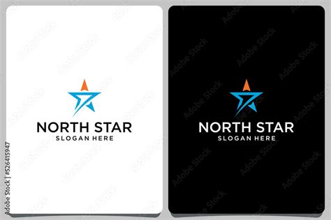 NORTH STAR LOGO DESIGN Stock Vector | Adobe Stock