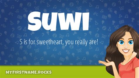 Suwi First Name Personality & Popularity