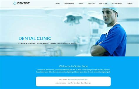 Best Dental Clinic HTML Website Template Free Download