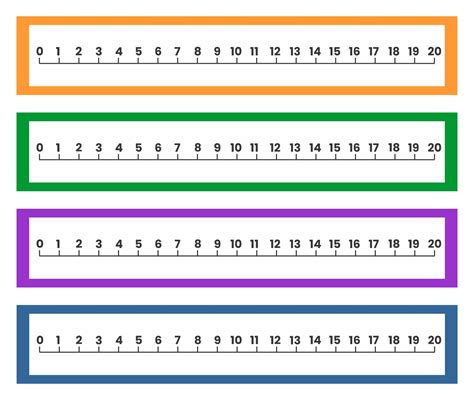 Printable Number Line 1 20