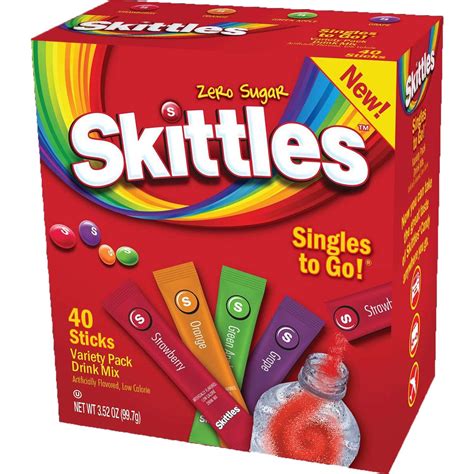 Skittles Singles to Go Drink Mix — Snackathon Foods