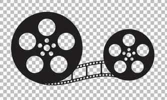 Movie Reel Background Black