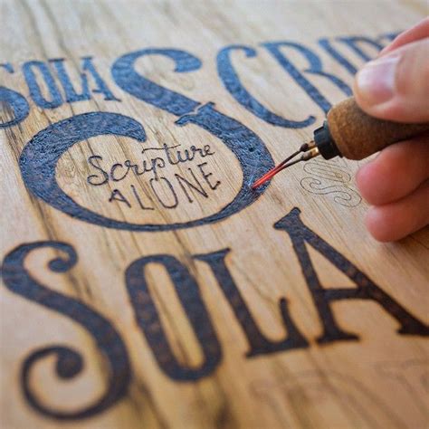 burnt wood type by Chris Wright | Lettering, Typography, Hand lettering