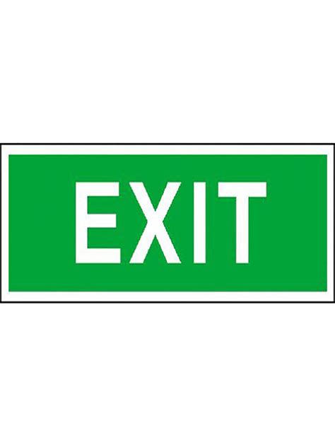 Exit Sign Dimensions