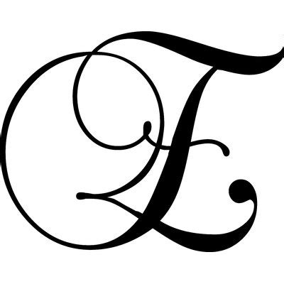 Enchantingly Elegant Letter "E" Wall Decal Size: 22" H x 30" W x 1" D ...