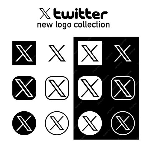 Black Twitter Logo Vector