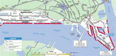 Southampton terminal map | Cruise port, Southampton, Cruise