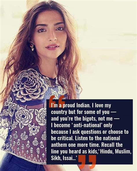 Sonam Kapoor makes her own version of the Indian national anthem and ...