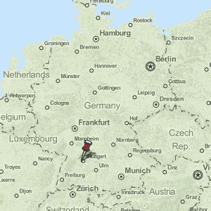 Weissach Map Germany Latitude & Longitude: Free Maps