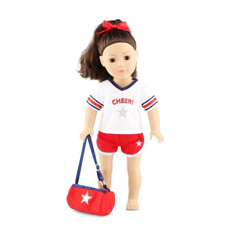 Emily Rose 18 Inch Doll Cheer Practice Set| Fits 18" American Girl, Our ...