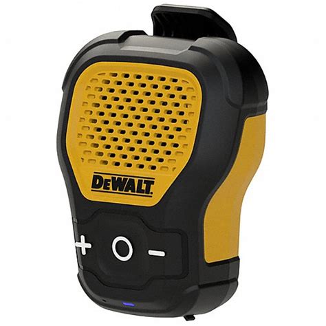 DEWALT, Type C, 4 ft Cable Lg, Wearable Bluetooth Speaker - 798J36|190 ...