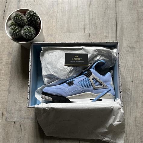 Jordan 4 University Blue - RRP 400 💷 Price is... - Depop