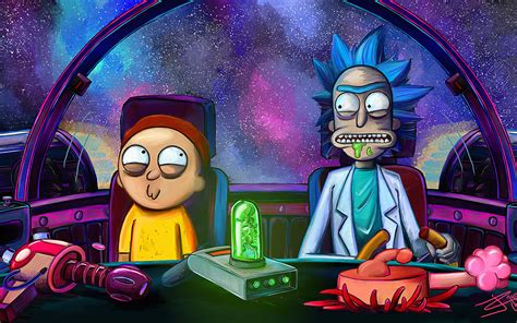 Rick and Morty en nave Fondo de pantalla 4k Ultra HD ID:4518 | 1366x768 ...