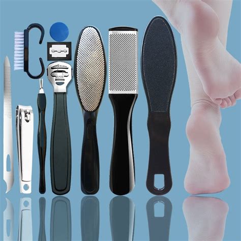 10 in 1 Professional Foot Care Kit Pedicure Tools Set Stainless Steel ...