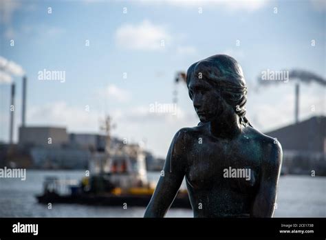 Copenhagen (DK)-February 14th 2020-Iconic statue of a Mermaid in ...