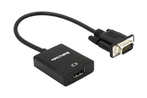 Brisk Links VGA to HDMI Adapter Converter, Output 1080P HD Video Cable ...