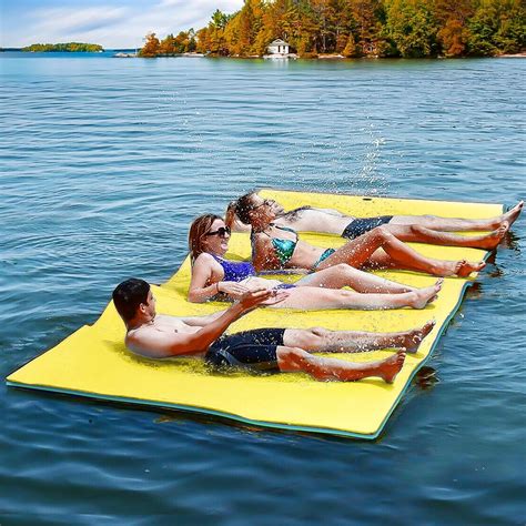 Amazon.com: DetalleGo 12' x 6' Water Floating Mat, Giant Water Floating ...