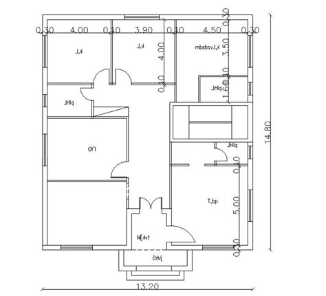 Autocad House Ground Floor Plan Dwg File Cadbull | Images and Photos finder