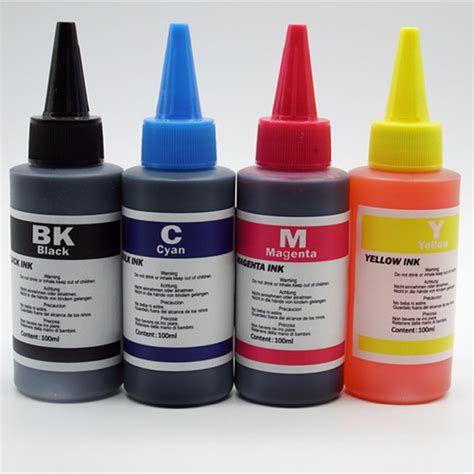 4 x 100ml Refill Ink Kit For Canon and HP Inkjet Printers – Store Relenado