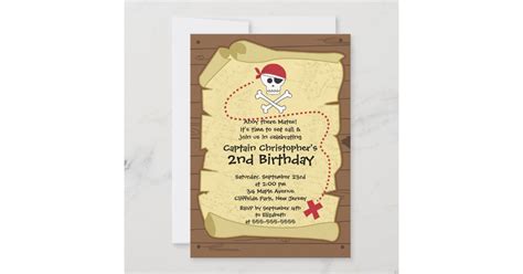 Cute Ahoy Mates Pirate Birthday Party Invitations | Zazzle