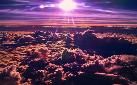 Purple clouds sunset wallpaper | 2560x1600 | #31508